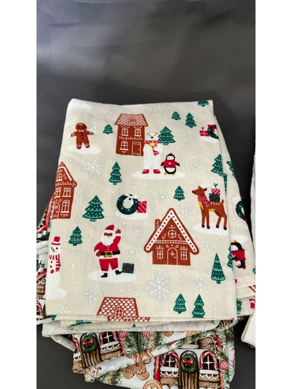 Assorted Holiday & Winter Fabric Bundle With Christmas-Themed Prints - Picture 5 of 6